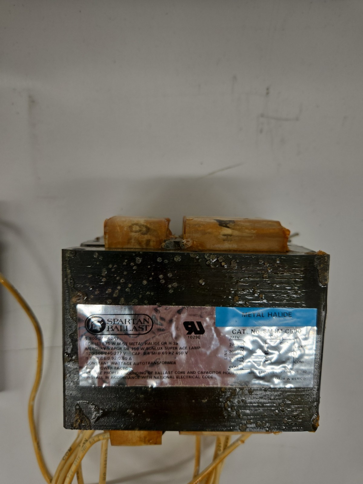 CEW Spartan Ballast 8M4M-C500-K 175 Watts MH M-57 H-39 MV 120-277V