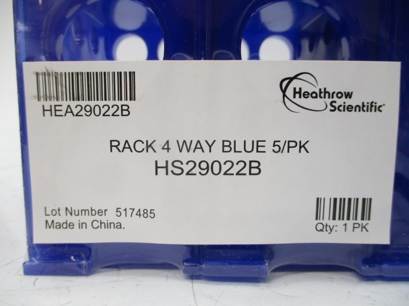 HEATHROW SCIENTIFIC HS29022B (PKG OF 5) (PKG OF 4) NSMP