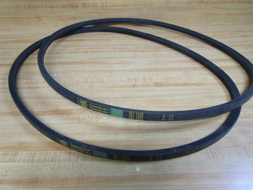 MBL B-58 Three Stars V-Belt B58 (Pack of 2)