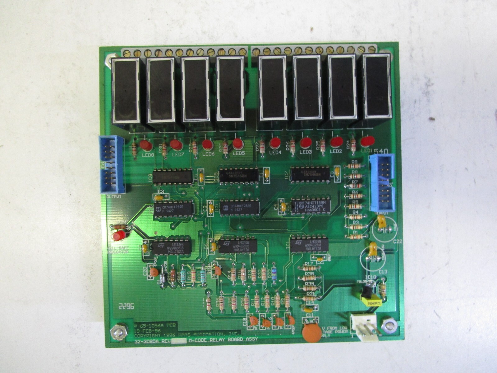 HAAS 32-3085A CIRCUIT BOARD USED FREE SHIPPING!!!!!!