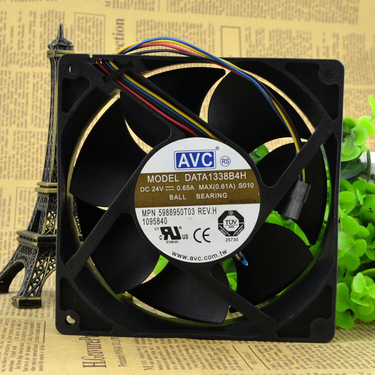 1PC For Fan AVC DATA1338B4H 24V 12738 0.65A Z#1