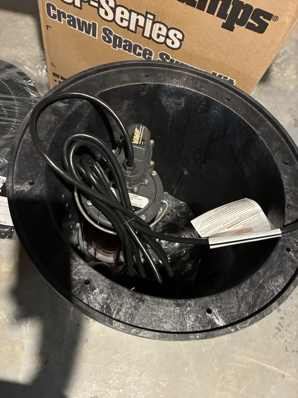 Liberty Pumps Crawl Space Sump Pump Kit System With Model 457 Pump