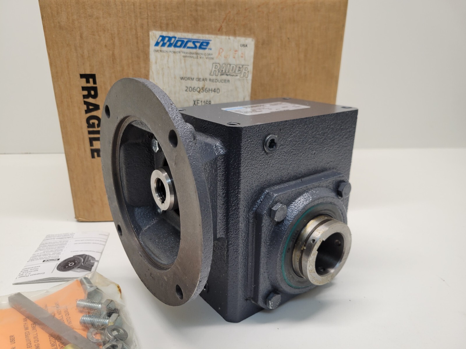 NEW IN BOX! MORSE 40:1 1750RPM GEAR REDUCER XE1168R10K 206Q56H40