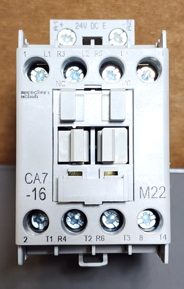 Sprecher + Schuh CA7-16E-M22-24E Contactor 24VDC Coil 2NO 2NC