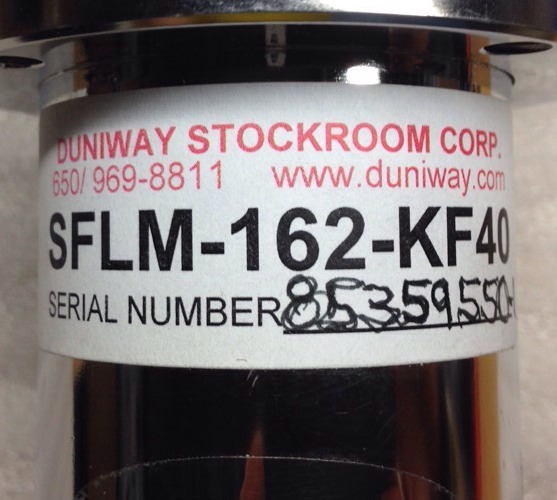 Duniway SFLM-162-KF40, SFLM162KF40, Shipsameday W/2-3days Shipping #1646M
