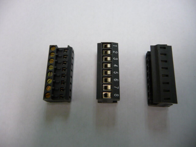 WECO 930-FL-DS/08-CN Qty of 30 per Lot TERM BLK 8 POS PLUG 30-18 AWG 3.5mm