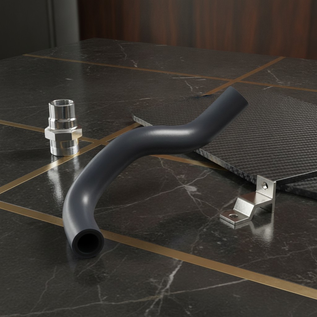 Improved Engine Crankcase Breather Hose,Double Layer Rubber Crank Ventilation PC
