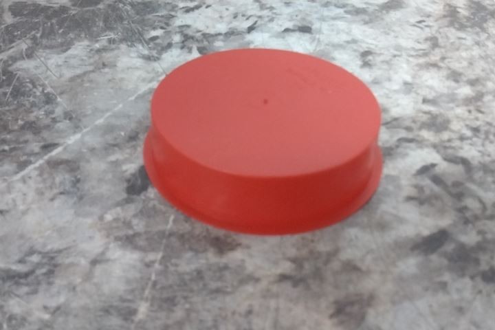 Caplugs T-53 051601HB 500 Pk 3.34 In Overall Diameter Red Tapered Cap/Plug