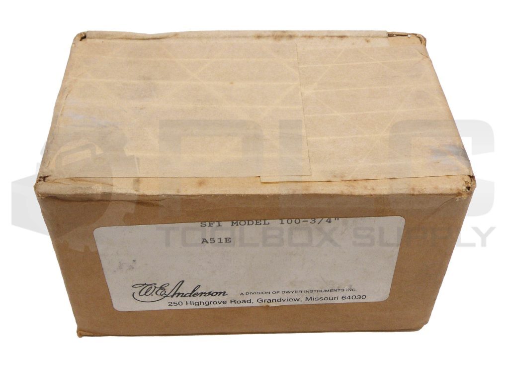 SEALED NEW W.E ANDERSON 100-3/4″ SIGHT FLOW INDICATOR A51E