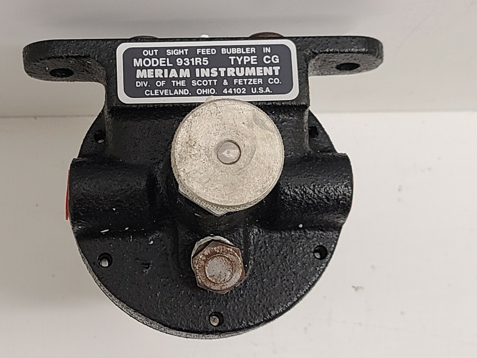 NEW OLD STOCK! MERIAM OUT SIGHT FEED BUBBLER 931R5-CG