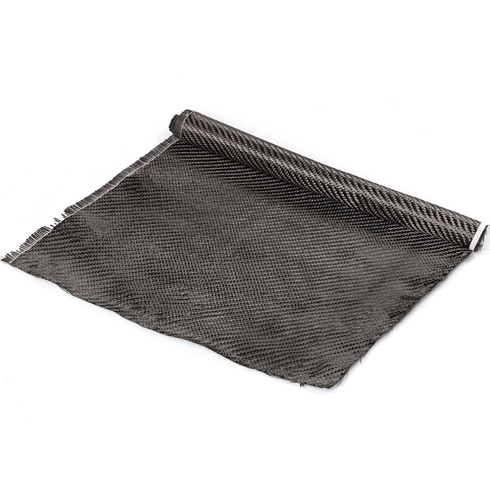 12″ x 5FT Twill Weave Black Carbon Fiber Fabric Cloth (3K, 9oz, 12″ x 59″)