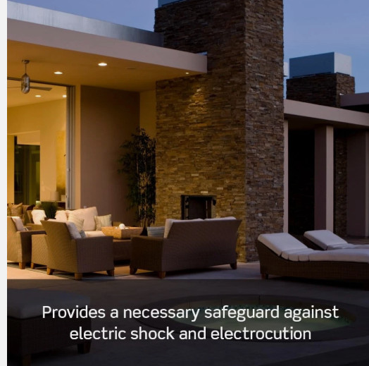 Leviton GFRBF-T Self-Test Blank Face GFCI Receptacle, 20A – 125V – Light Almond