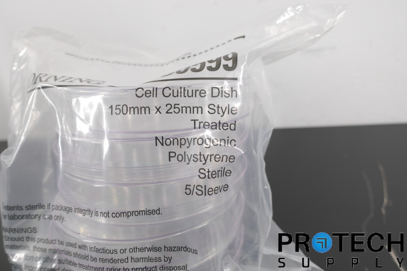(Qty. 25) Corning 430599 Cell Culture Dishes 150 x 25mm NEW with WARRANTY
