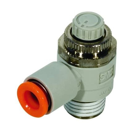 Smc As2201f-N01-07S Speed Control Valve,1/4 In Tube,1/8 In