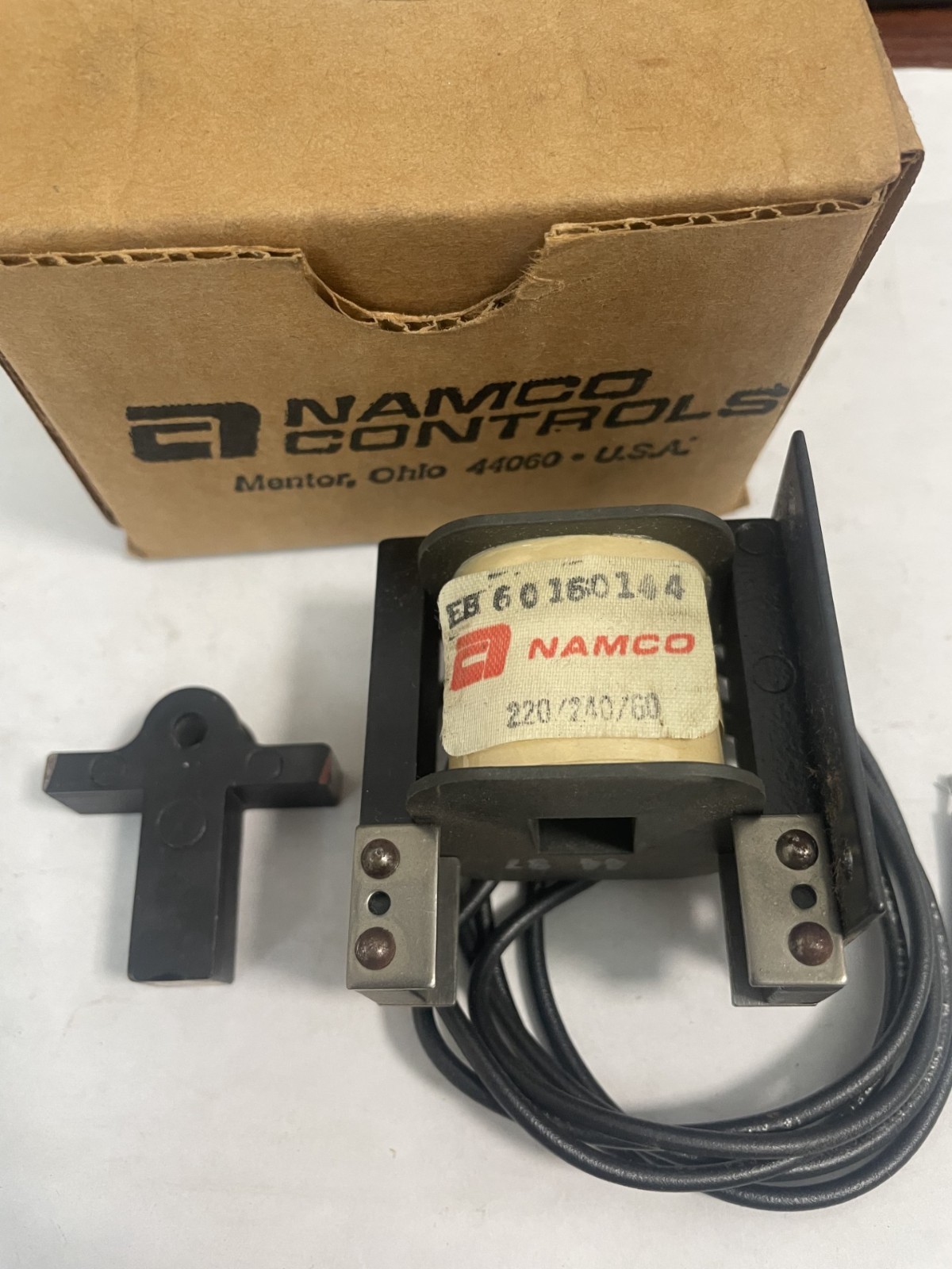New Namco Solenoid Coil 220/240V, 60Hz, Part #EB600-00157