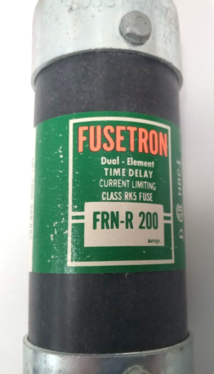 BUSSMANN FUSETRON FRN-R 200 FUSE 250 VOLTS