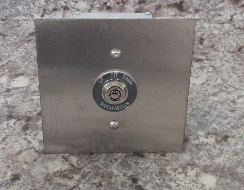 KONE KSL600 ELEVATOR UP OFF DOWN HATCH ACCESS CONTROL SWITCH NOS FREE SHIPPING