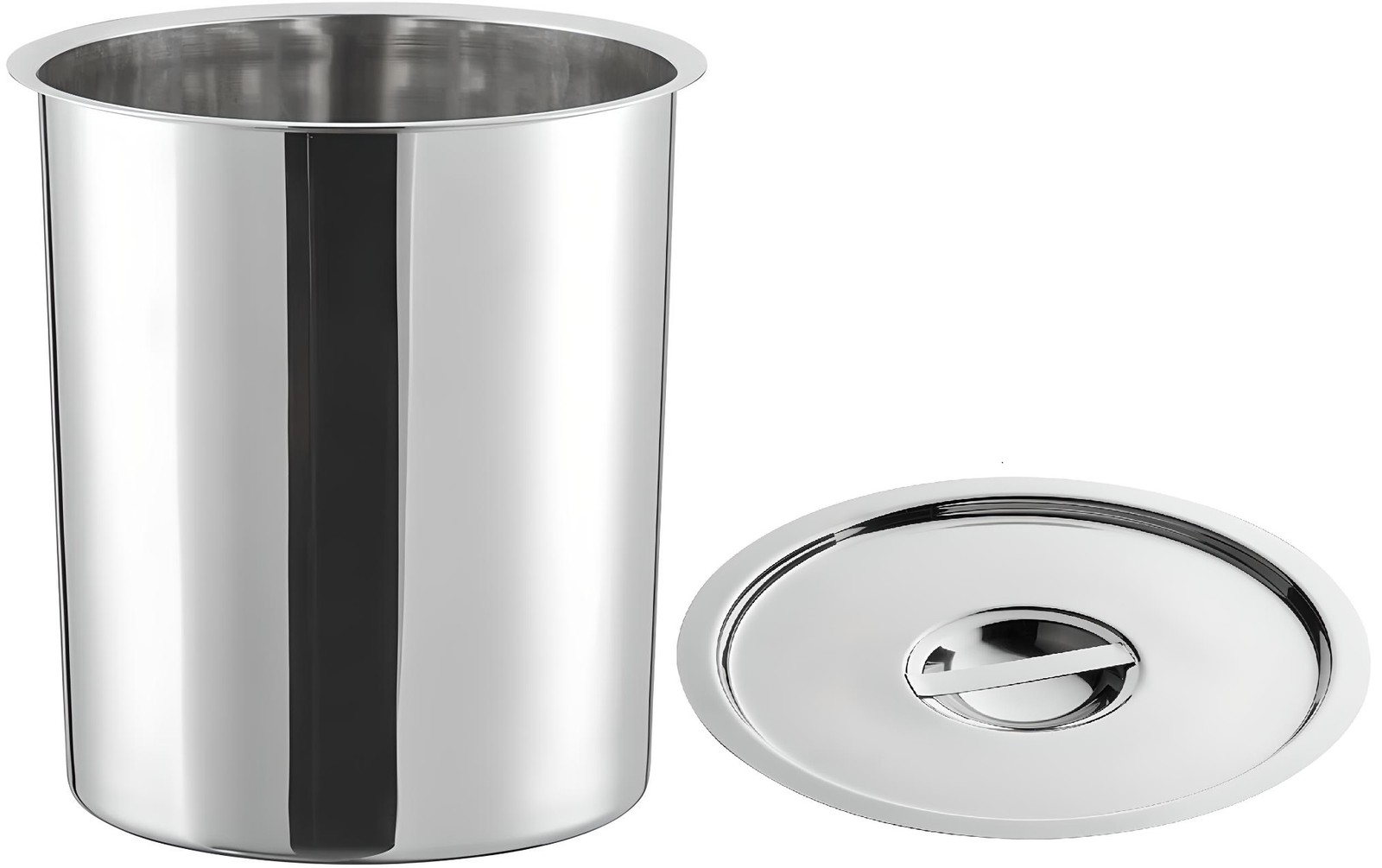 OCS Parts 8 Quart Stainless Steel Bain Marie Pot with Lid | 9-5/8″ x 7-3/8″