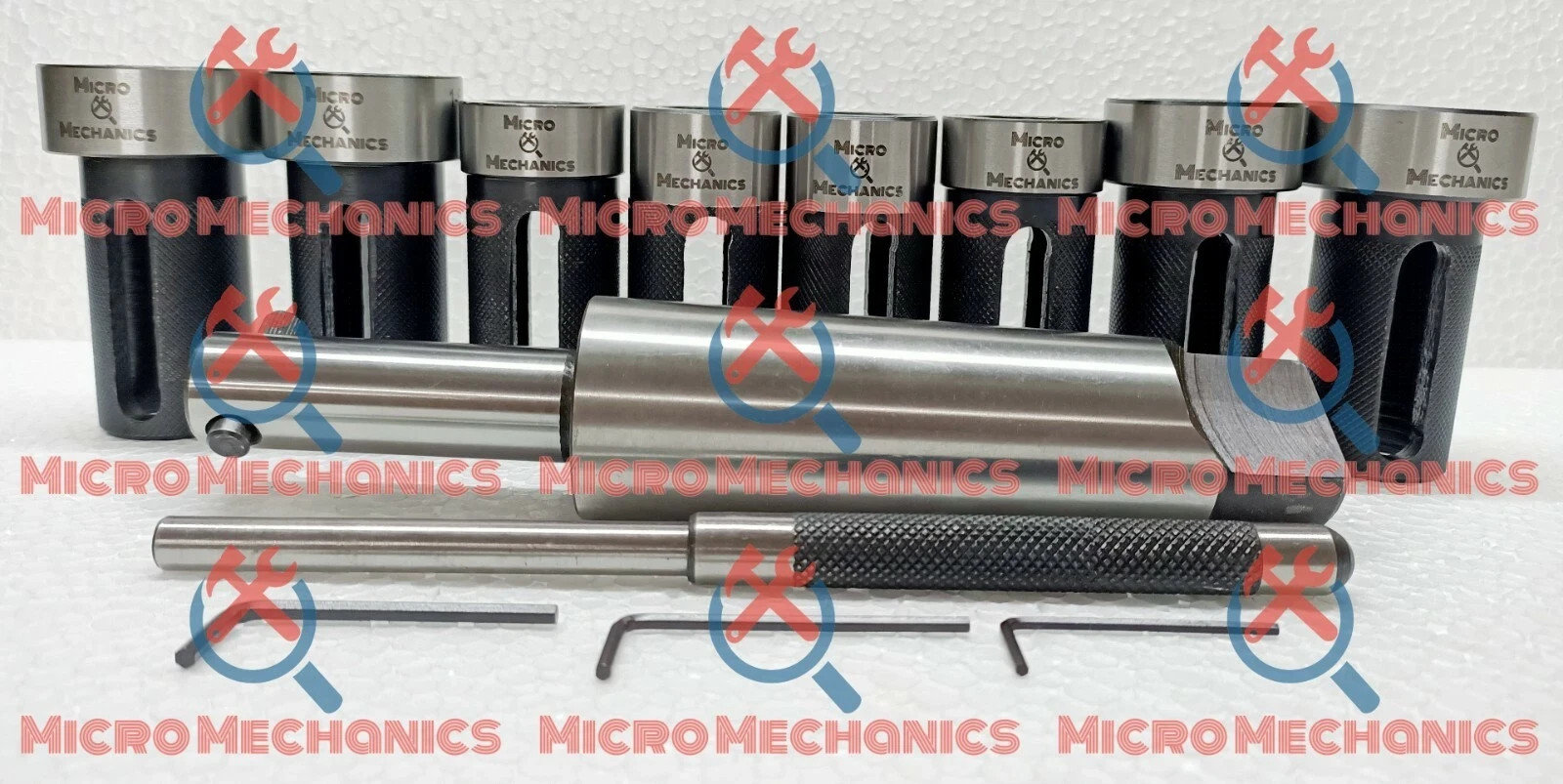 MT5 Die Holder Kit For Lathe Tailstock Morse Taper # 5 Sliding Action- Inch & MM