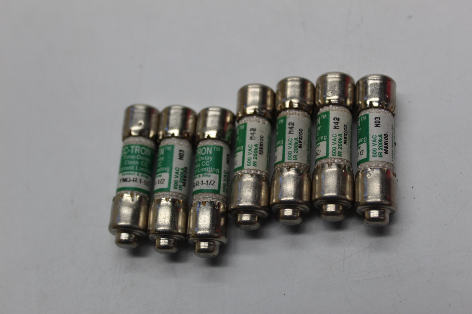 CC TRON FNQ-R-1-1/2 FUSE LOT OF 7 NSNP