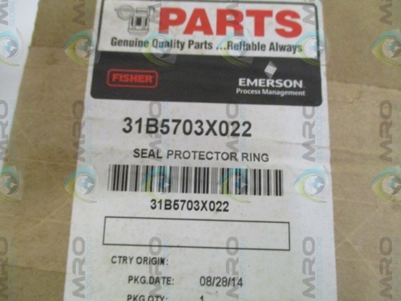 FISHER 31B5703X022 SEAL PROTECTOR RING NSFS