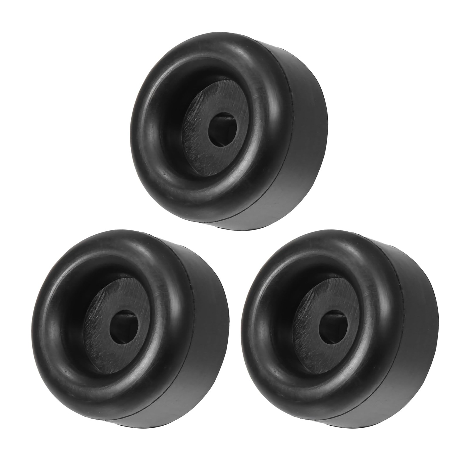 3pcs 2.11″ Round Rubber Feet Bump Stops Guard for Cargo Trailer Truck RV Door…