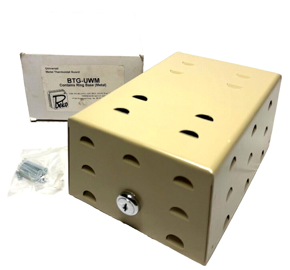 Beko Thermostat Guards BTG-UWM BeigeMetalGuard 7 1/8 x 4 1/2