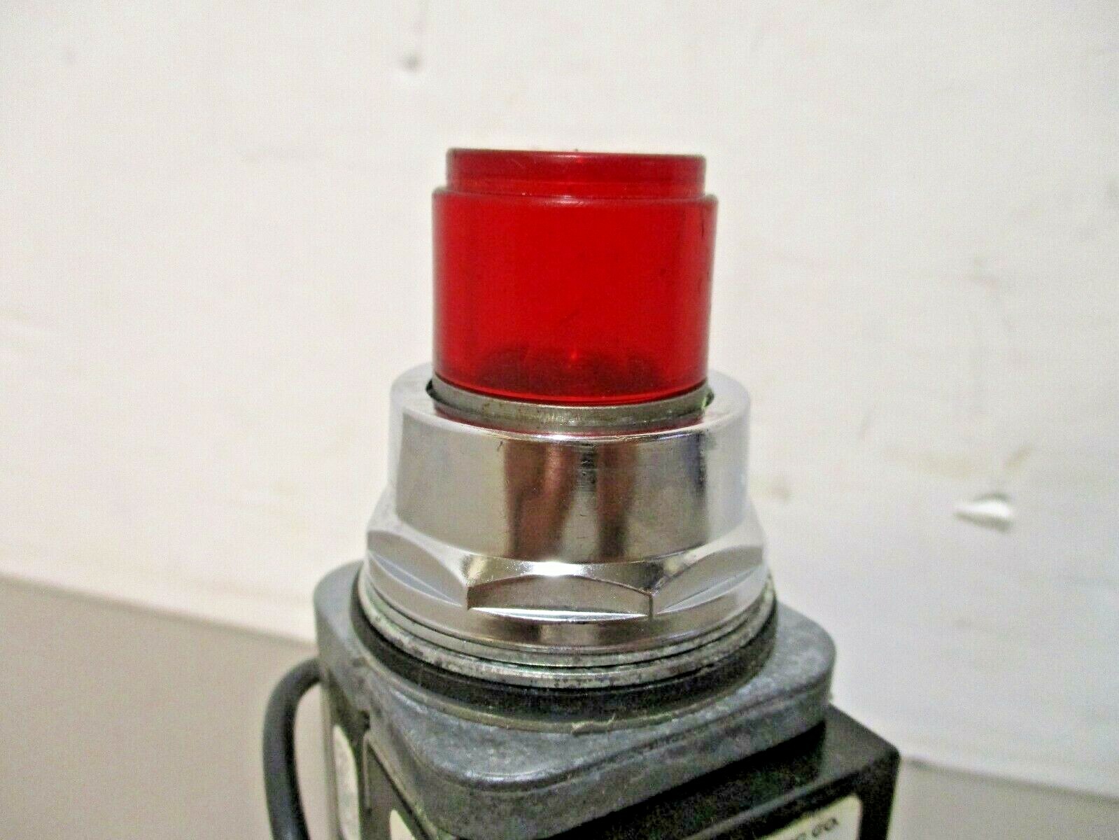 Furnas Electric 52PA6H2A Push to Test Pilot Momentary Red 240V Series-F