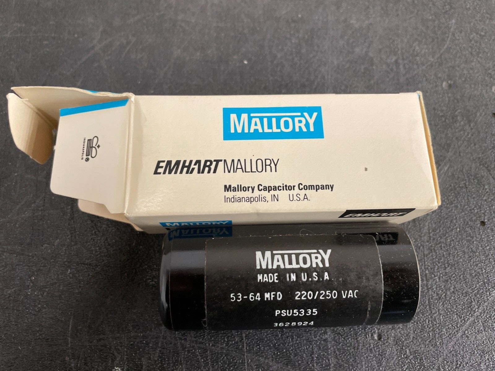 MALLORY 53-64 MFD 220/250VAC PSU5335 3628924 (4)