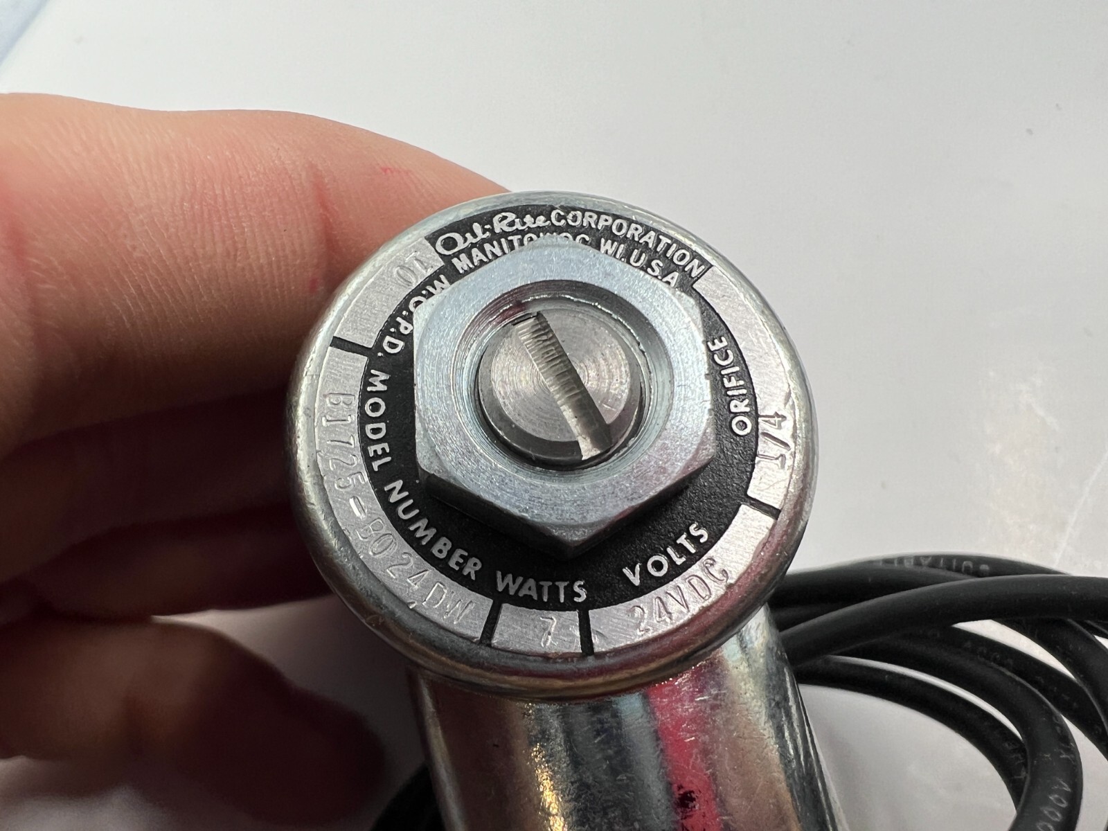 Oil-Rite Corporation B1725-B024DW 1/4 Solenoid Valve Operator 24V DC