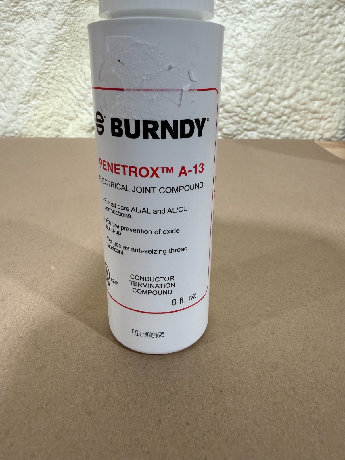 Burndy Penetrox A-13 Electrical Joint Compound 8 oz Aluminum Anti-Oxidant