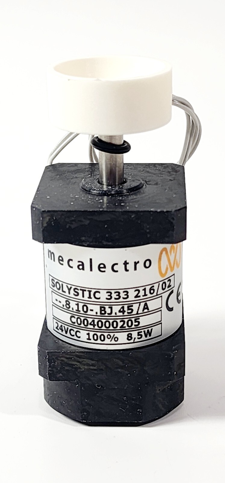 MECALECTRO SOLYSTIC 333 216/02 SOLENOID .8.10-.BJ.45/A C001000334 24VCC. c5