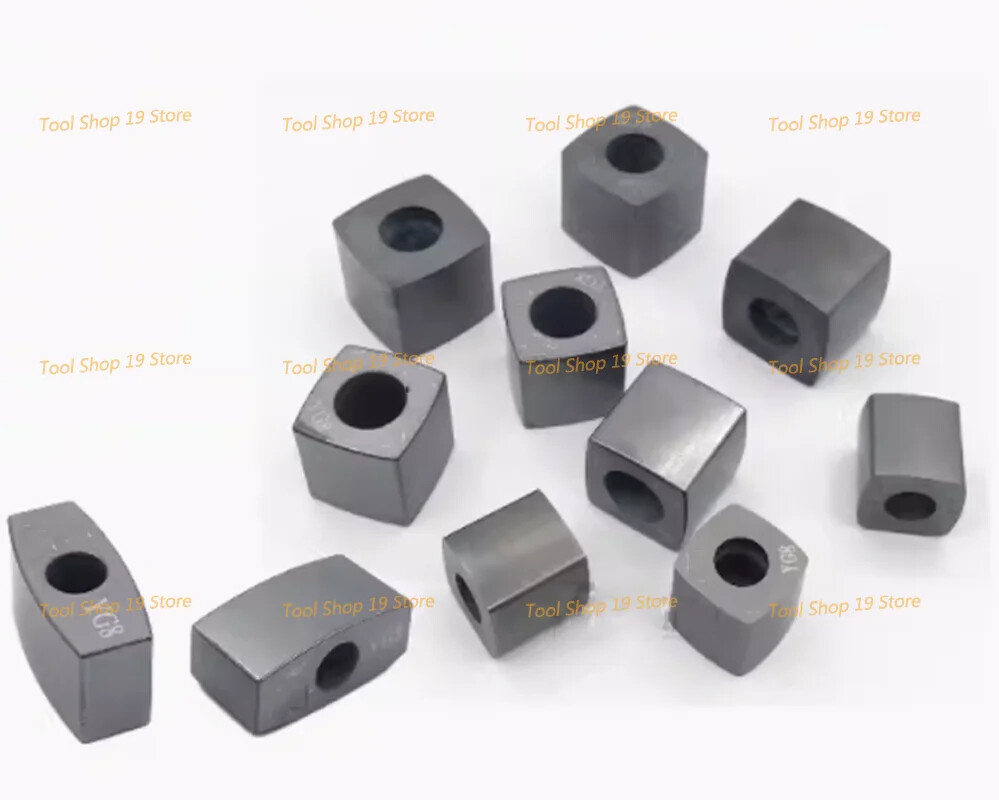 5pc EDM Tungsten Conductive Carbide Block 12*12*12*/Inner Hole 6mm for Wire Cut
