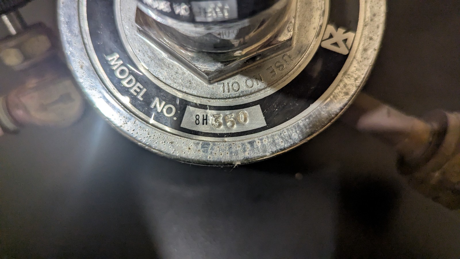 Matheson 8H350 Dual Stage CGA-350 Hydrogen Regulator