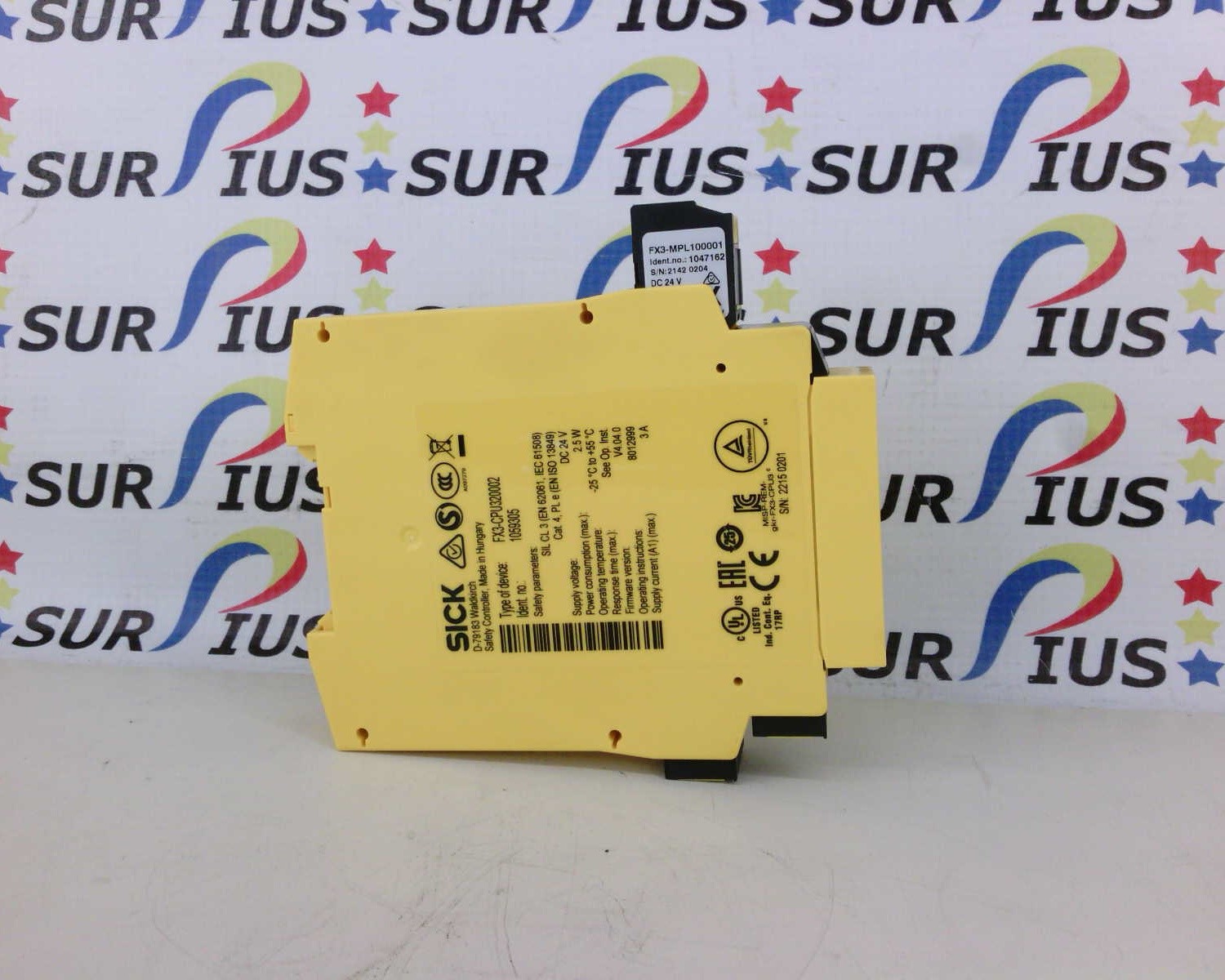 NSSP Sick FX3-CPU320002 Safety Controller Flexi Soft 24VDC 1059305