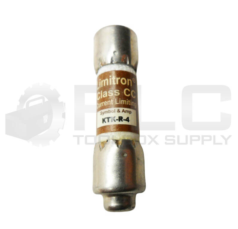 LOT OF 10 BUSSMANN KTK-R-4 CURRENT LIMITING FUSE 4A 600VAC