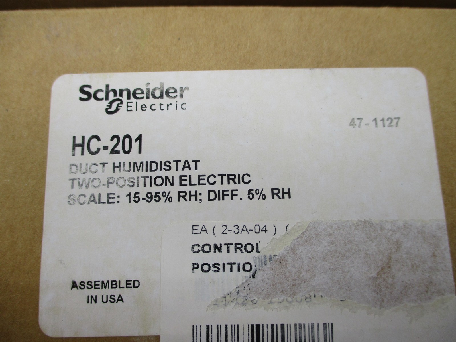 SCHNEIDER ELECTRIC HC-201 120/240VAC 7.2/3.6A NSMP