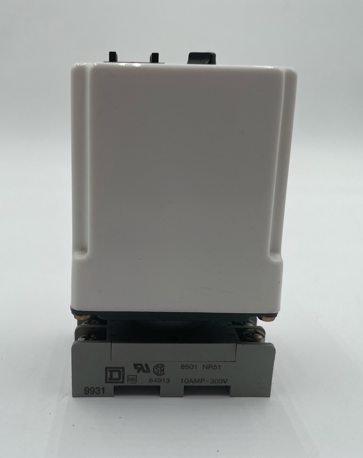 SQUARE D 9050 JCK60V20 TIMING RELAY 0.05 SEC – 999 MIN. 10A 240V SERIES A