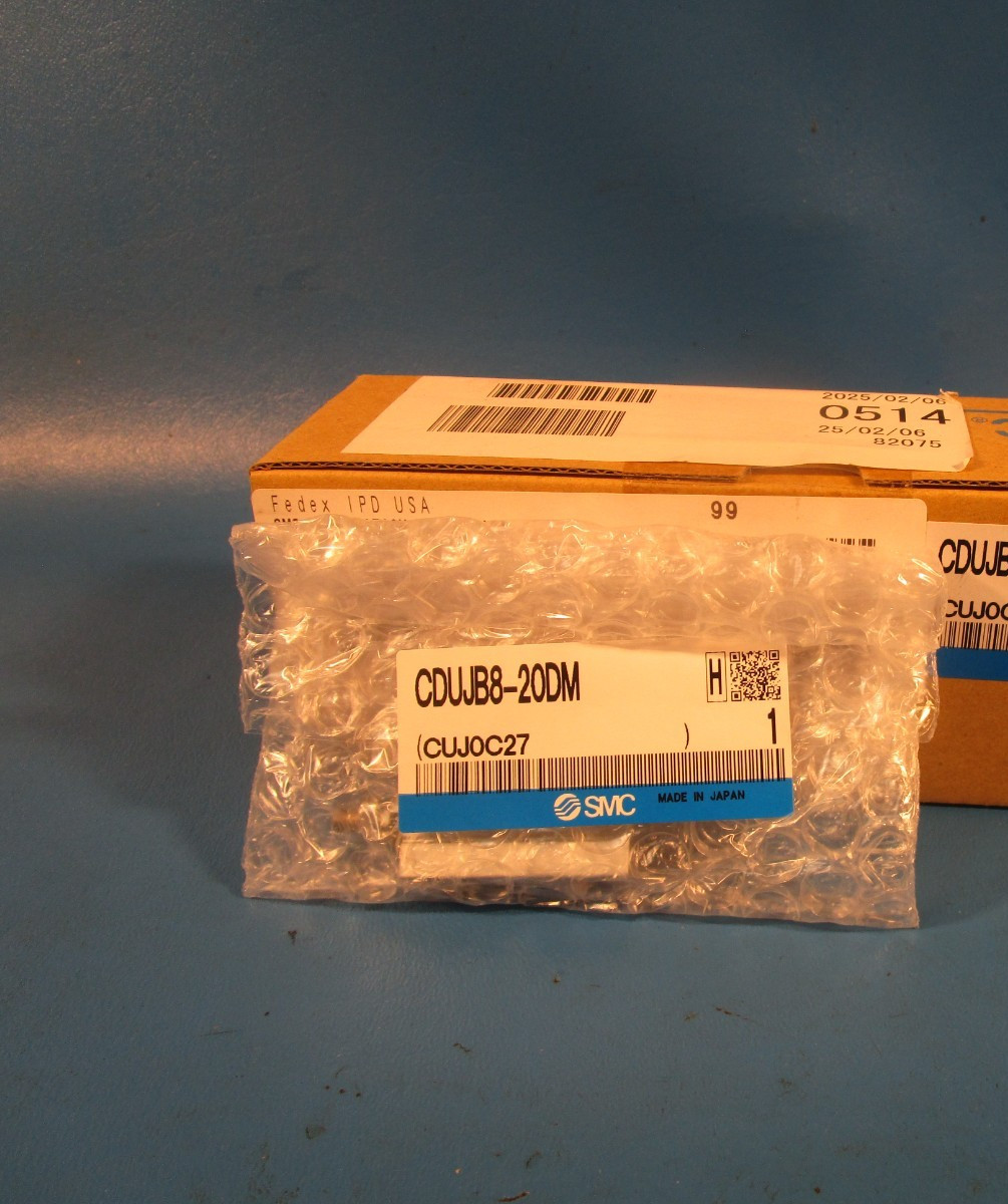 SMC CDUJB8-20DM, Compact Cylinder, 8mm Bore, 20mm Stroke, Double Acting