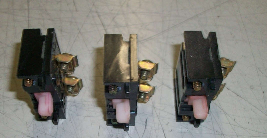 Furnas Electric Company Contact Block BJJ 600V AC Heavy Duty Lot of 3
