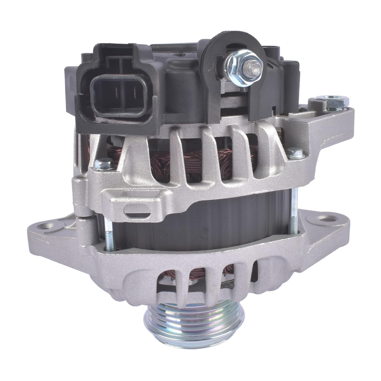 Alternator Replacement for Kia Soul Base Hatchback 1.6L L4 90A 12V CW 6-Groov…