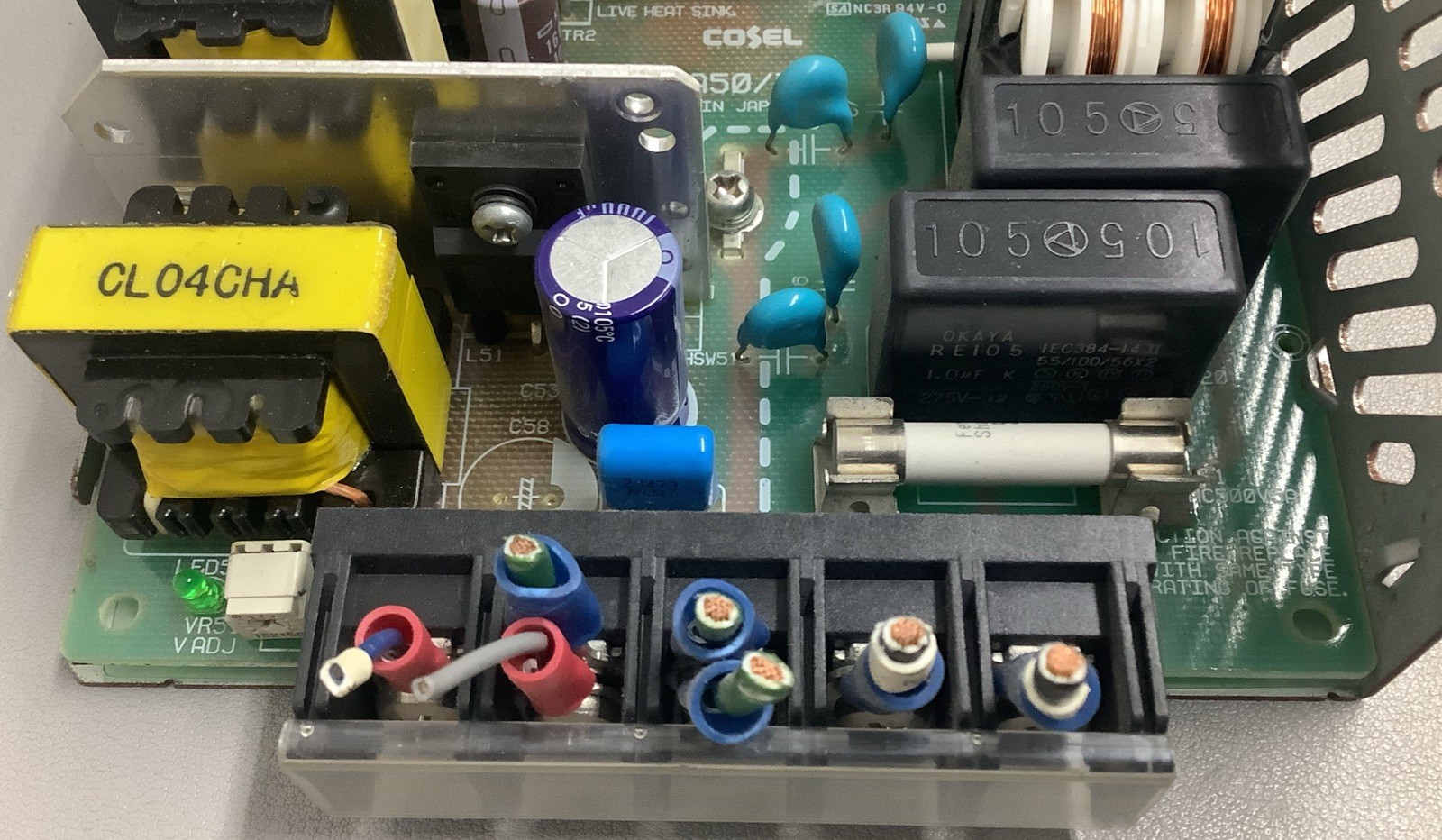 Cosel AC240-480V 0.80A 47-63Hz Power Supply FCA75F-24 (b142)