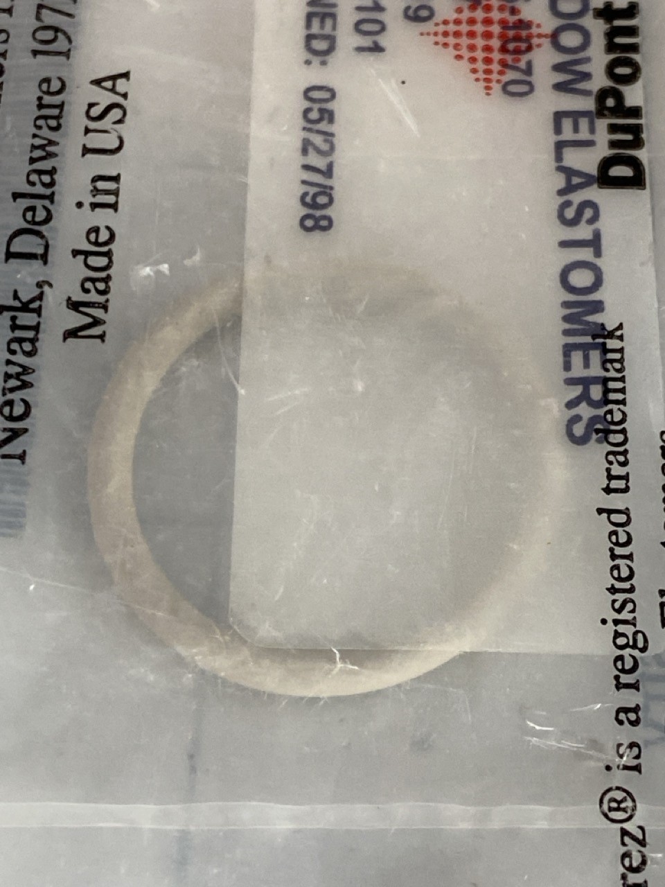 Kalrez AS-568A K#119 Nom 15/16 x 1-1/8 x 3/32 in O-Ring PN: 8101