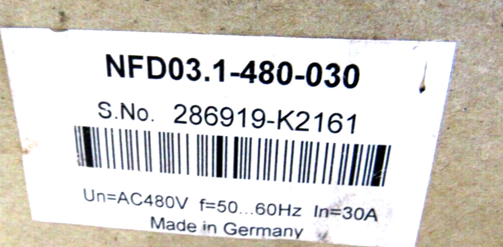 NEW REXROTH NFD03.1-480-030 DRIVE CONTROLLER NFD031480030