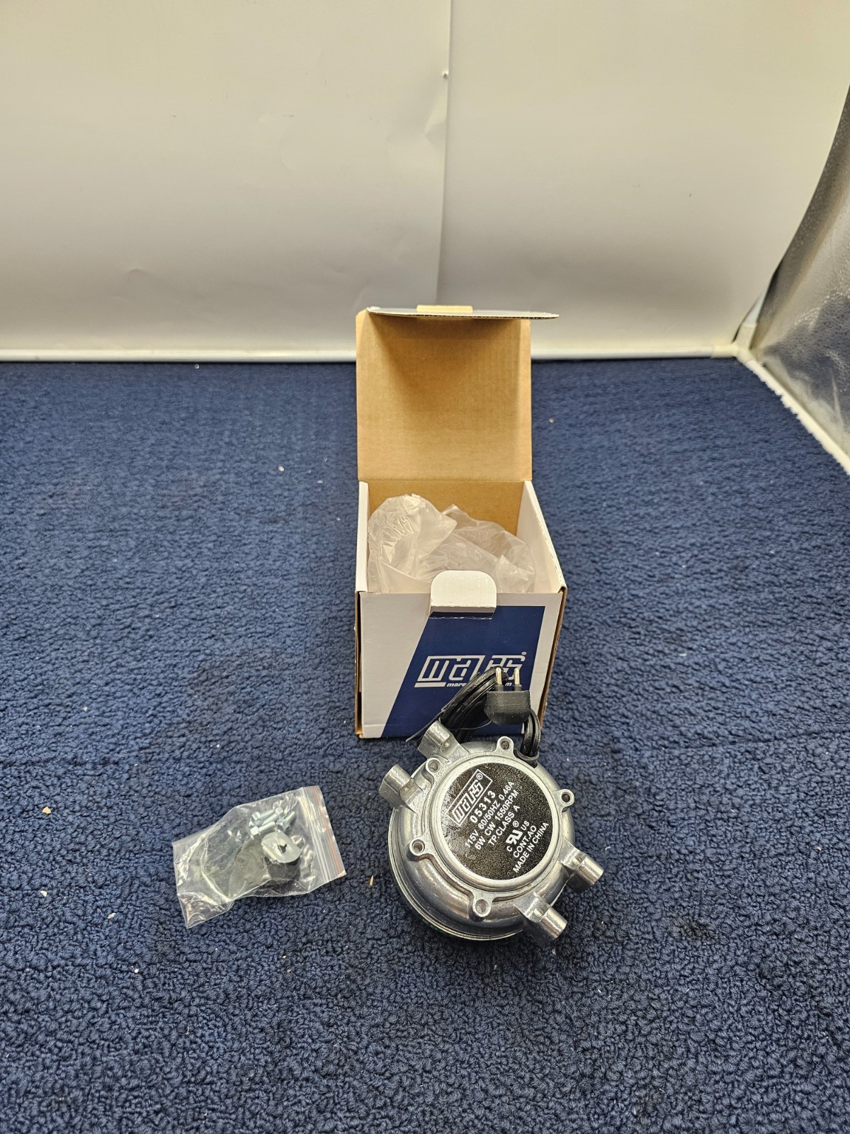 Mars 05313 Shaded Pole Unit Bearing Motor, 115 VAC, 0.46 A