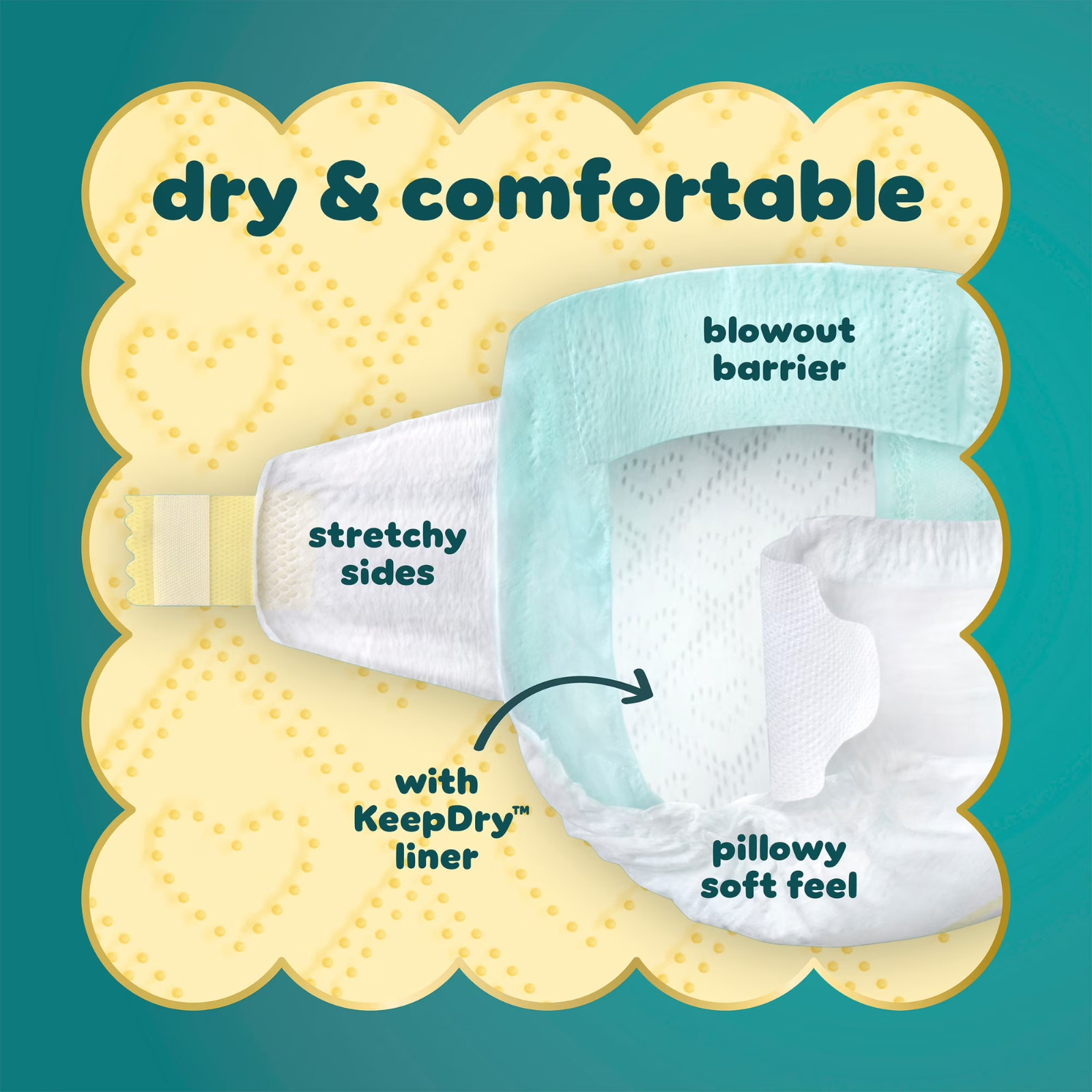 Pampers Swaddlers Diapers, Size S4, 66 Count