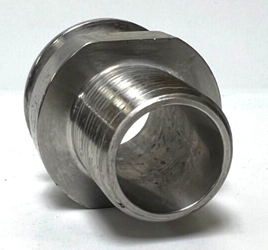 ANDRON STAINLESS MALE 1″ NPT ADAPTER TO CLAMP OAL 2-3/8″ STAINLESS STEEL 304