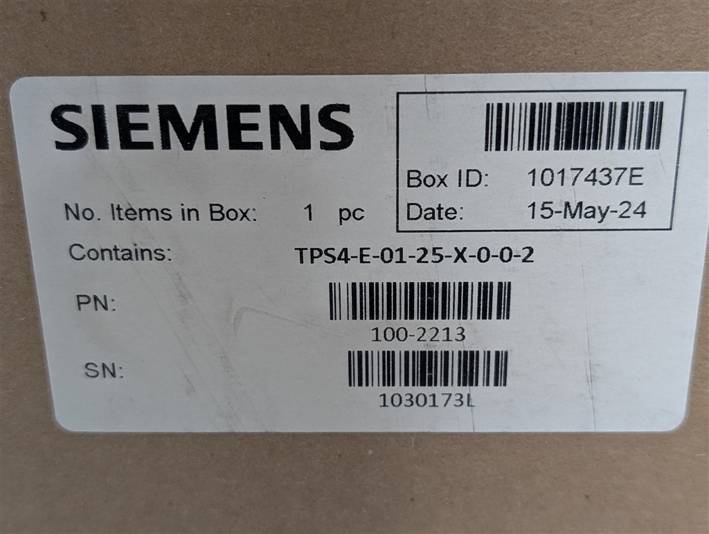 NEW Siemens TPS4E0125X002 Non-Wired Surge Protection Device 480/277V 200kA SCCR