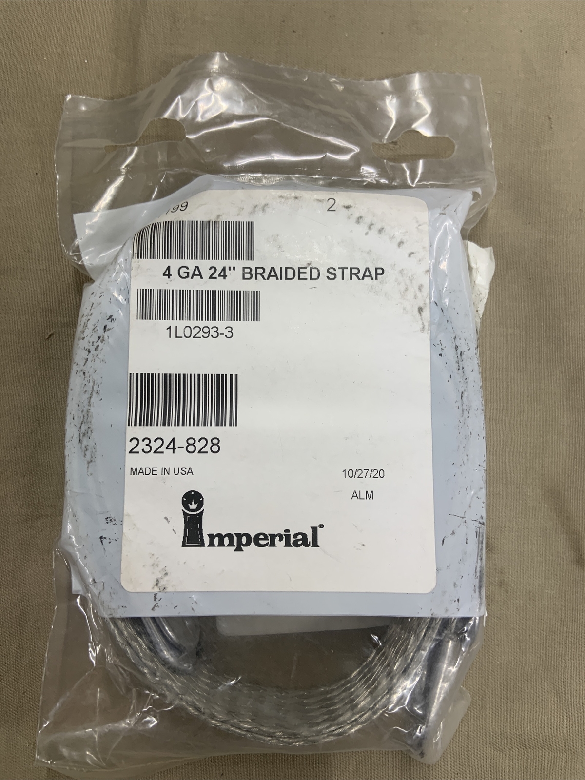 IMPERIAL 71199 BRAIDED GROUD STRAP 24″ 4 Ga 2324-828