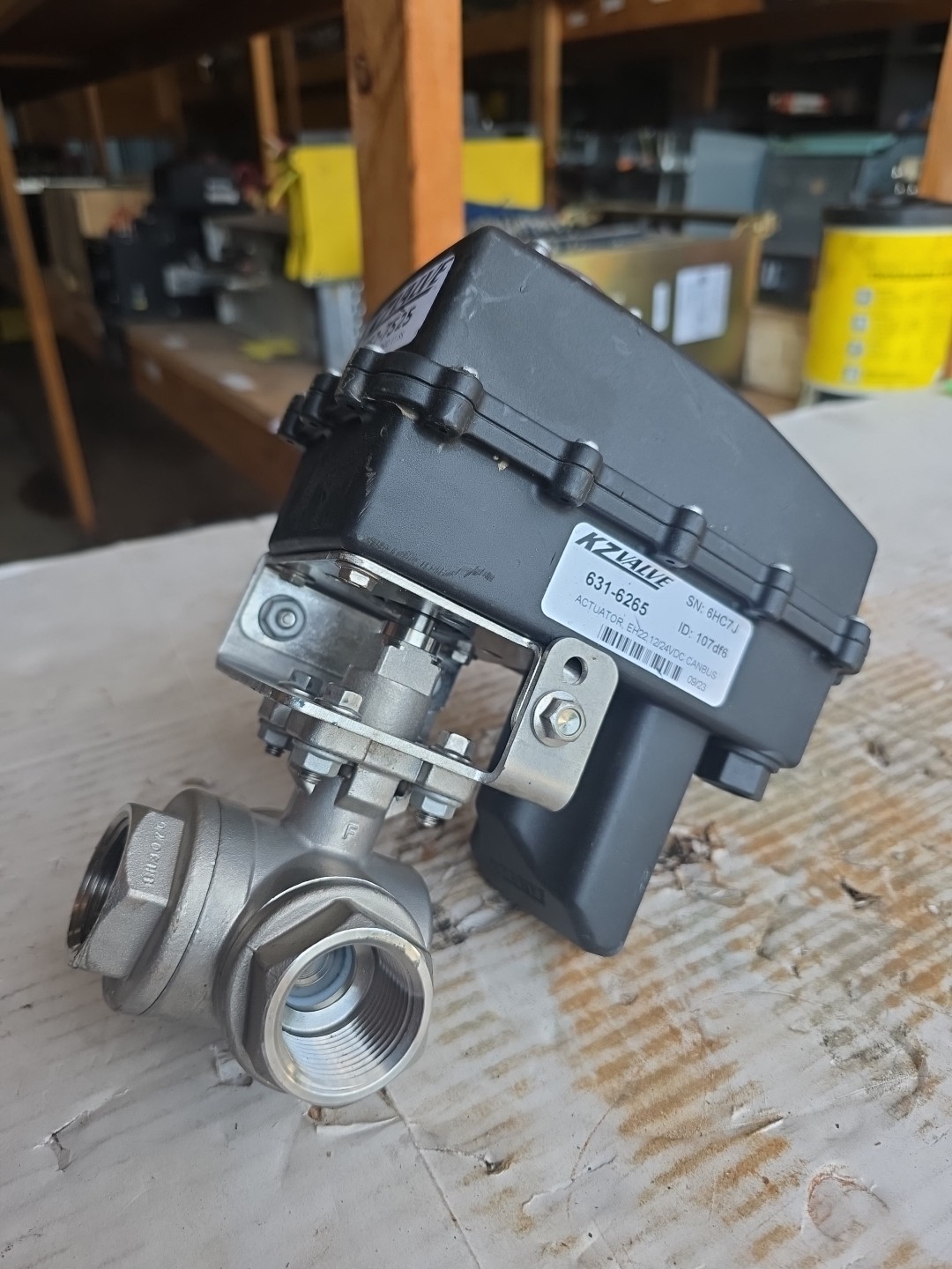 KZ VALVE 452-7525 Actuated Valve EH22 1″SS